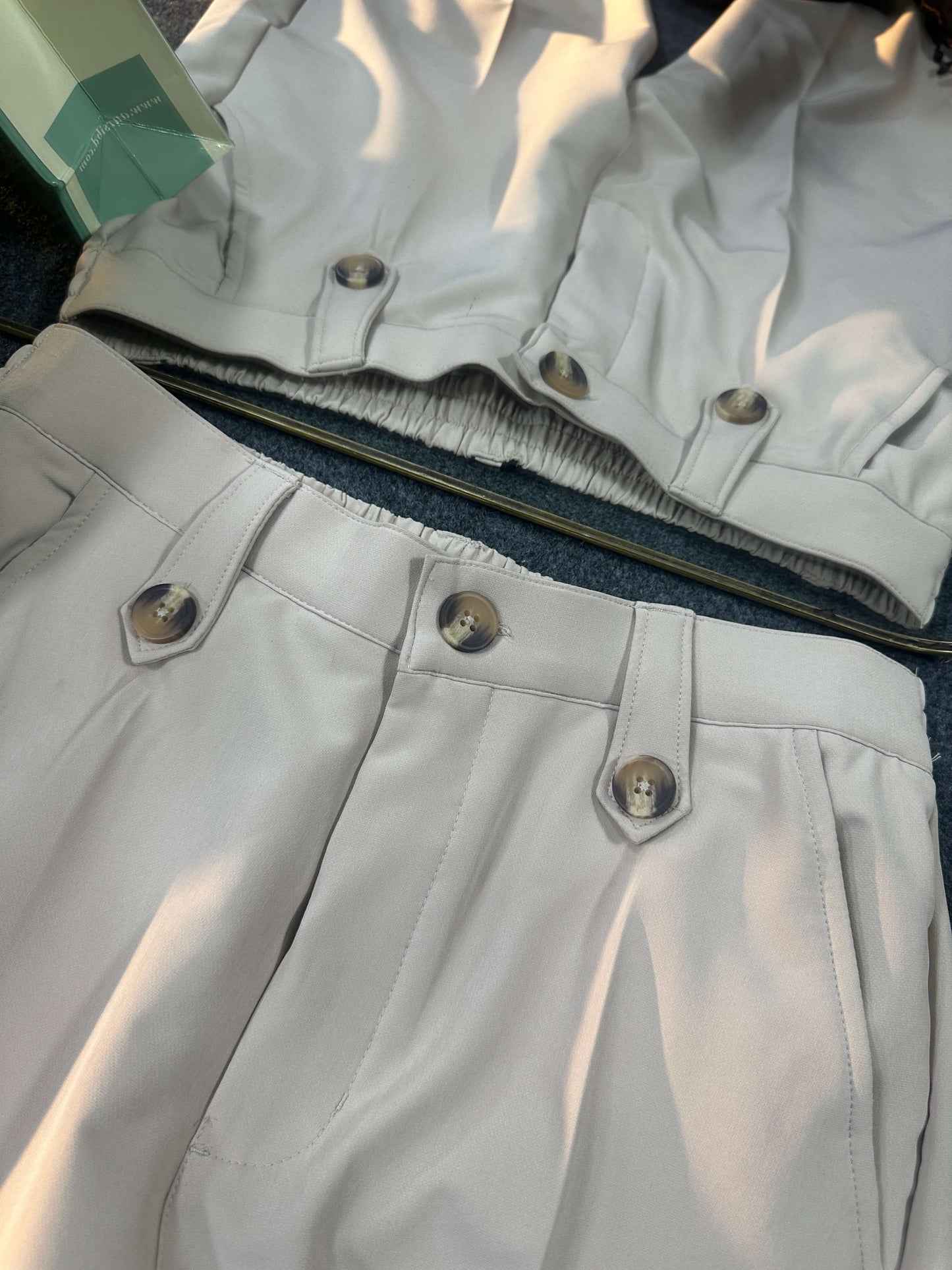 Unisex Formal Baggy Pant (Cream)