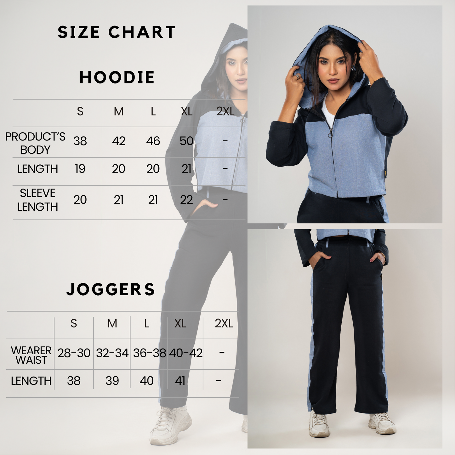 Crop Hoodie & Joggers Set