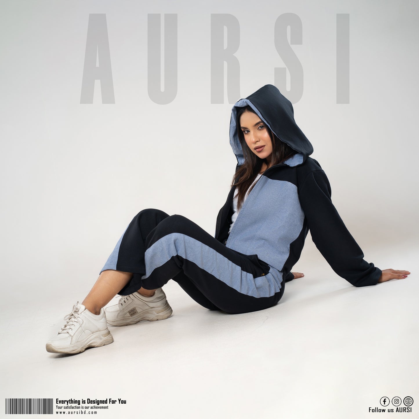 Crop Hoodie & Joggers Set