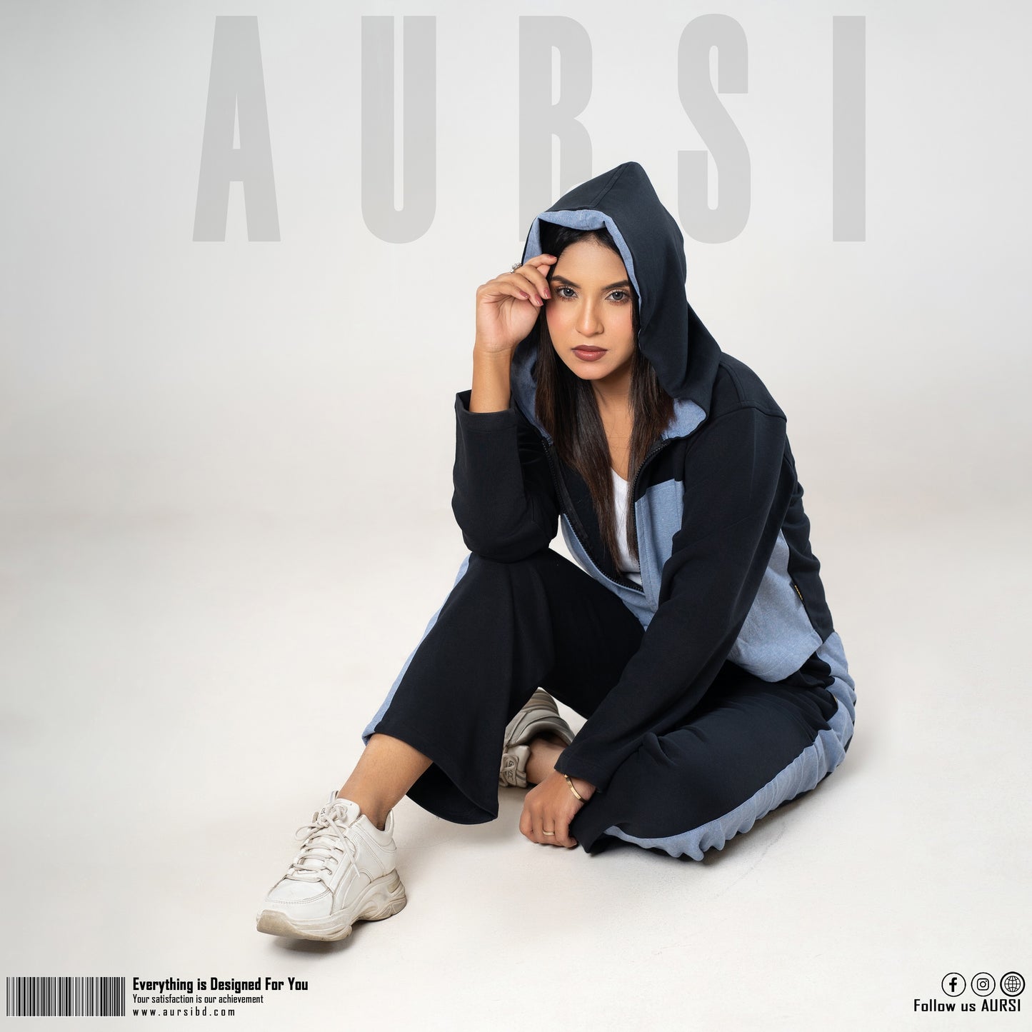 Crop Hoodie & Joggers Set