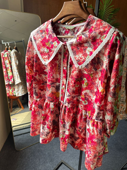 Korean Sweet Ladies Shirt 26-11-A