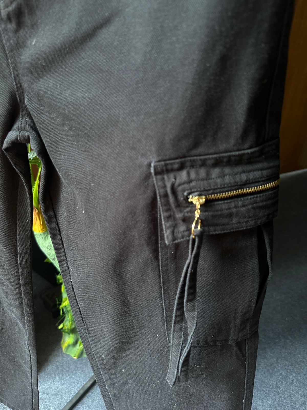 Unisex Cargo Pants 26-005 (Black)