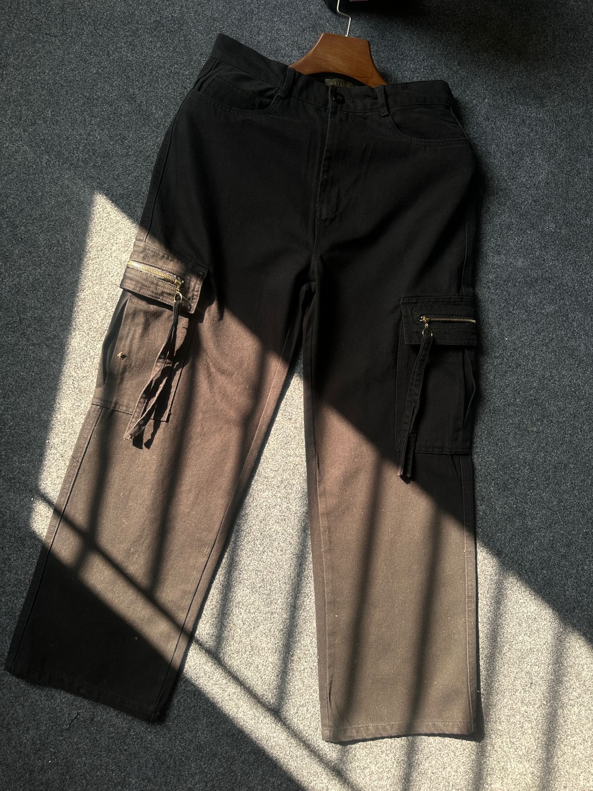 Unisex Cargo Pants 26-005 (Black)