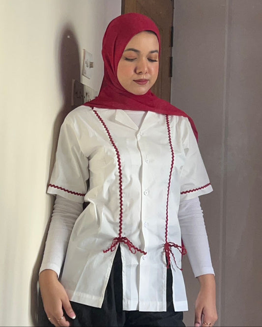 Ladies Shirt 26-15-A (Off-White)