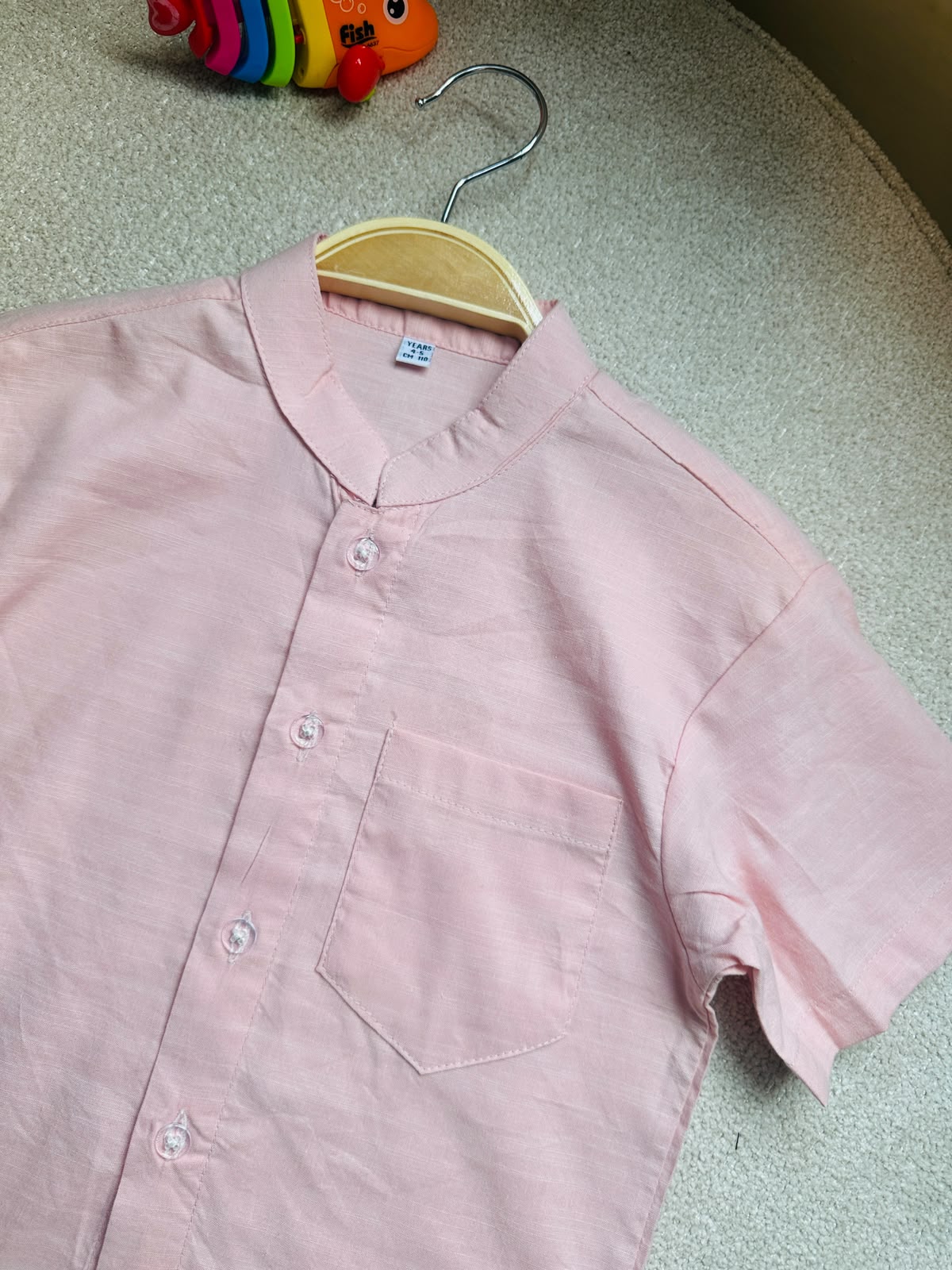 Kid's Shirt (Boys) - Baby Pink - 004