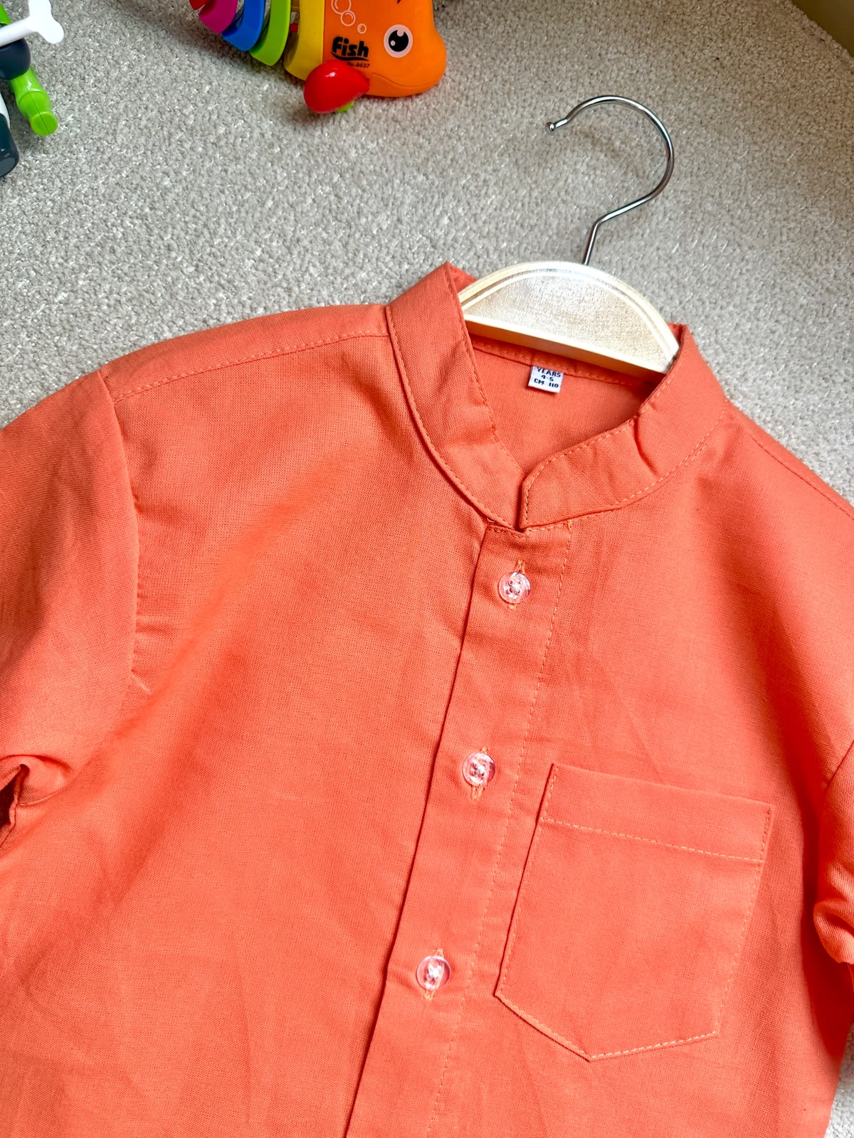 Kid's Shirt (Boys) - Orange - 002