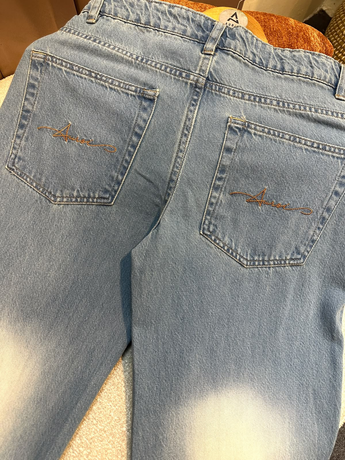 Men's Denim Straight Fit Baggy Pant 26-103-A