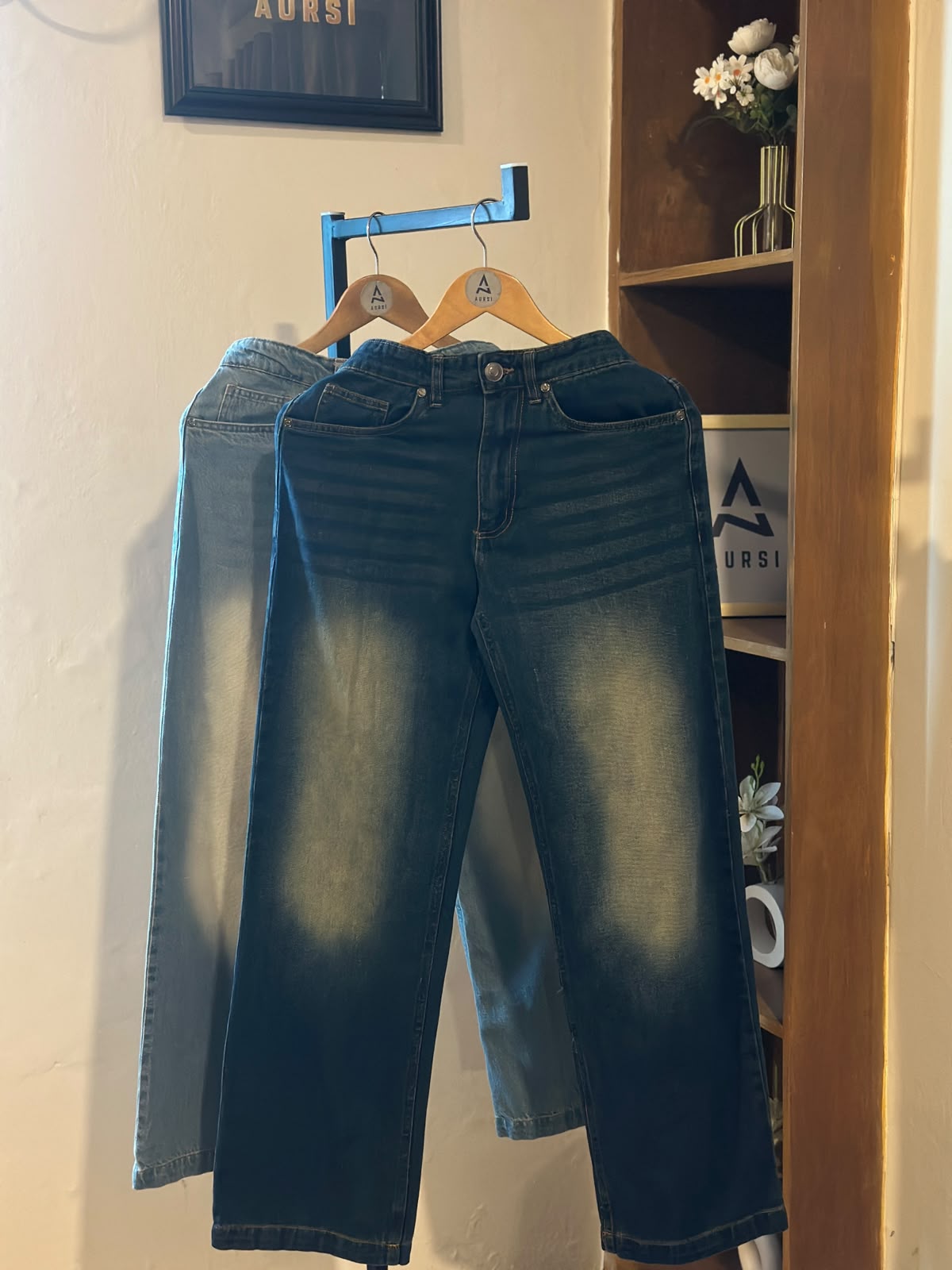 Men's Denim Straight Fit Baggy Pant 26-103-B