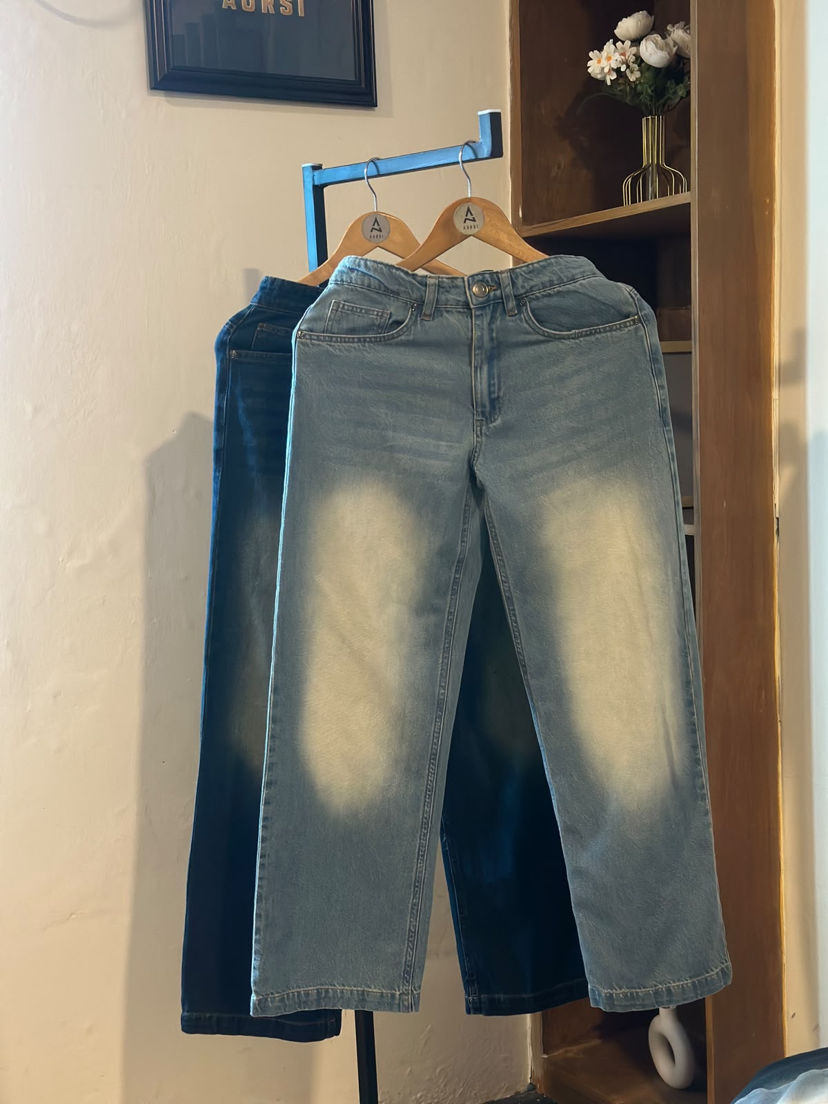 Men's Denim Straight Fit Baggy Pant 26-103-A