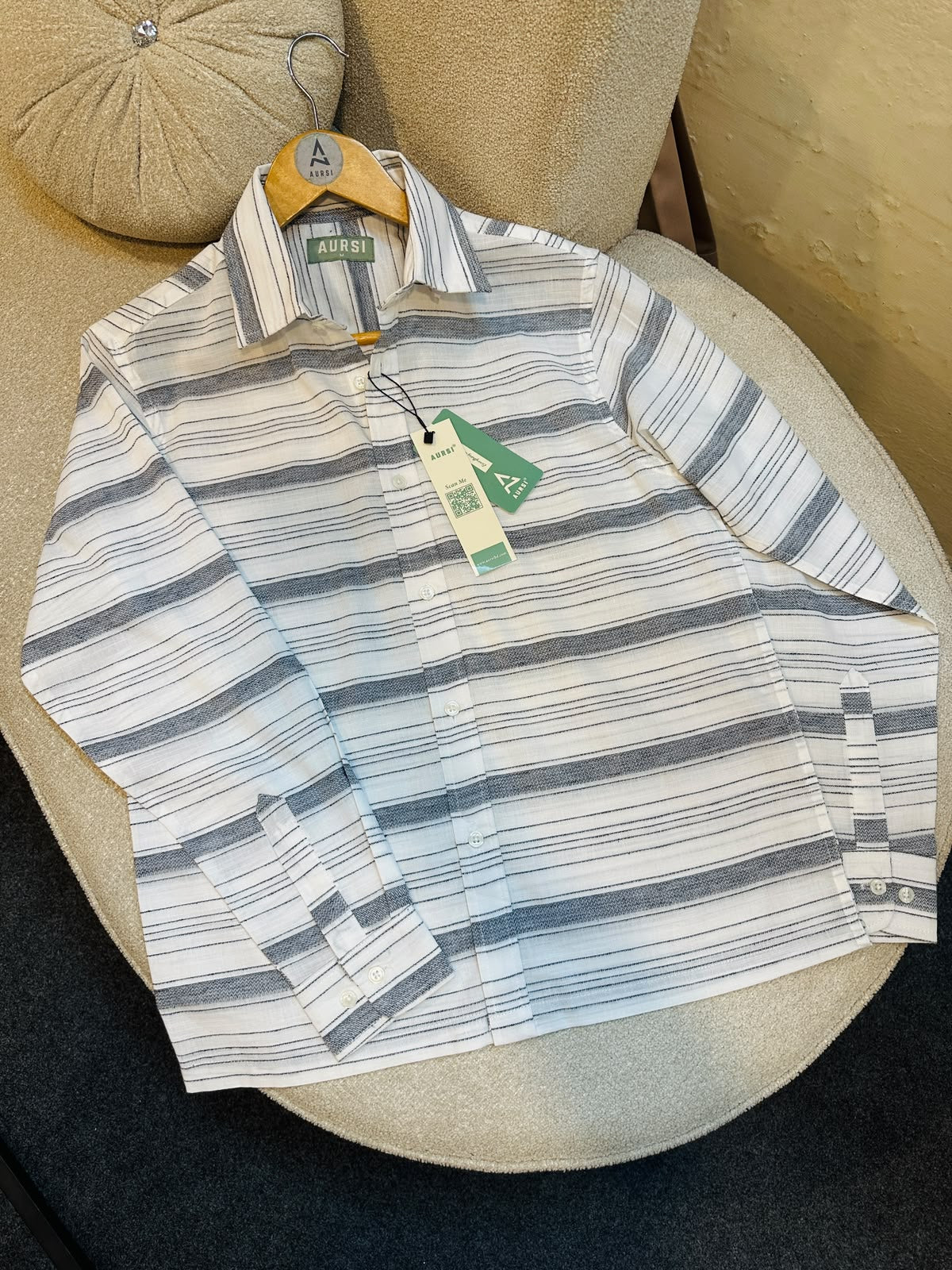 Men's Straight Hem Shirt - 26-67