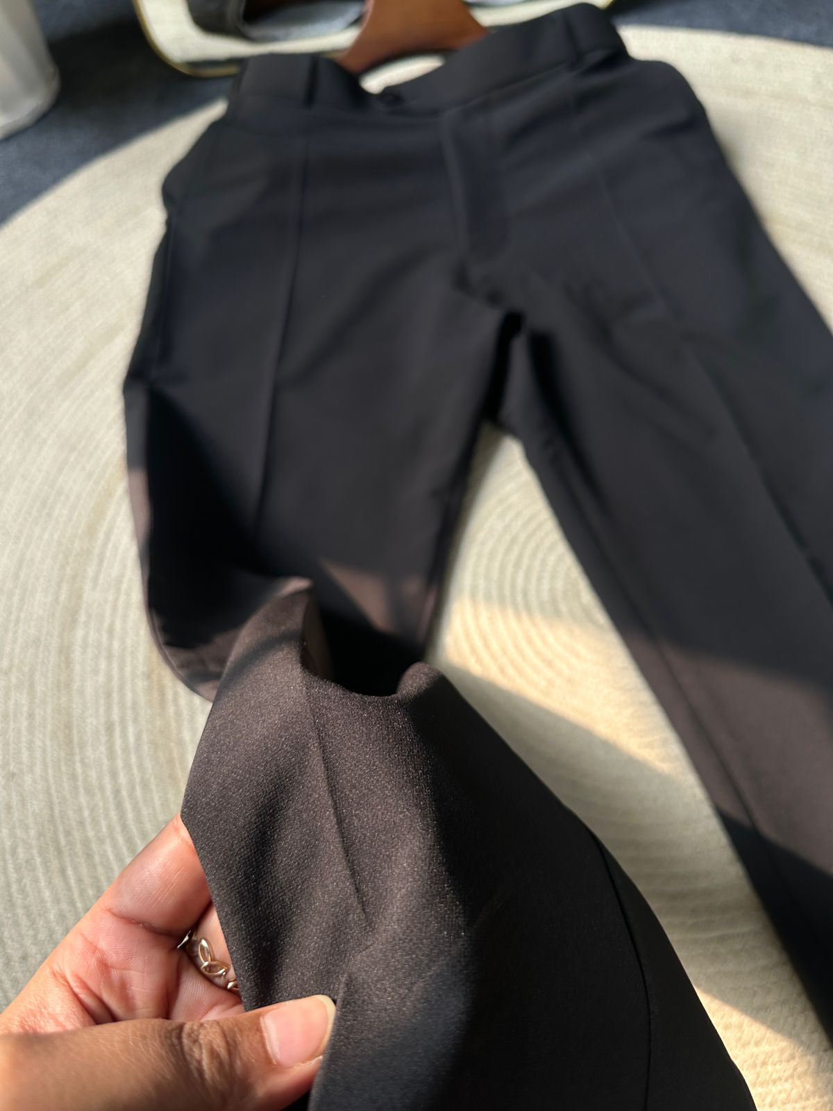 Men's Adjustable Formal Pant ( Black)