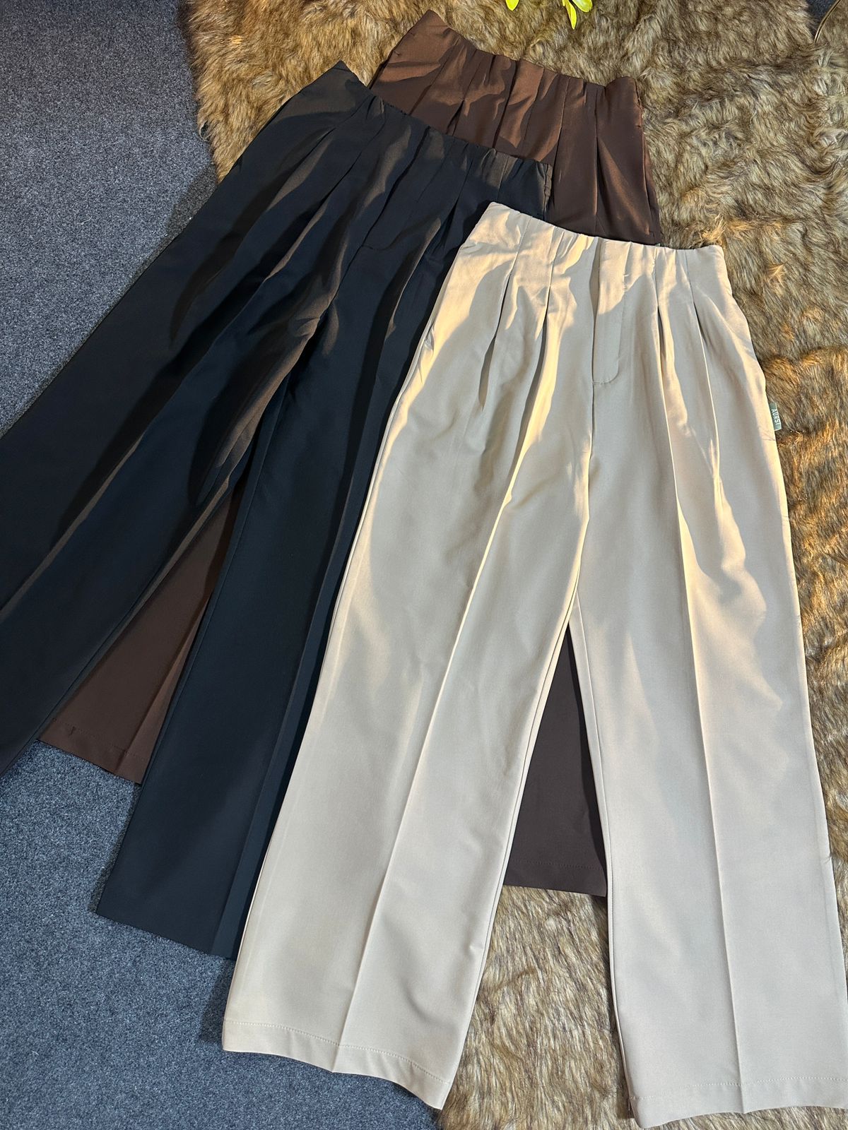 Ladies Loose Fit Wide Leg Pants - 07 by AURSI