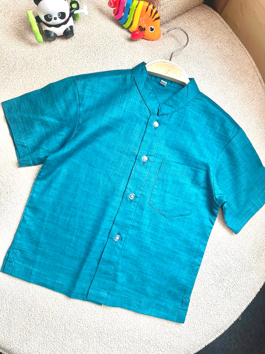 Kid's Shirt (Boys) - Teal - 001