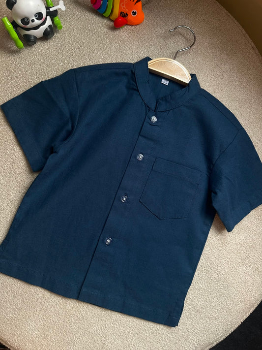 Kid's Shirt (Boys) - Navy - 005