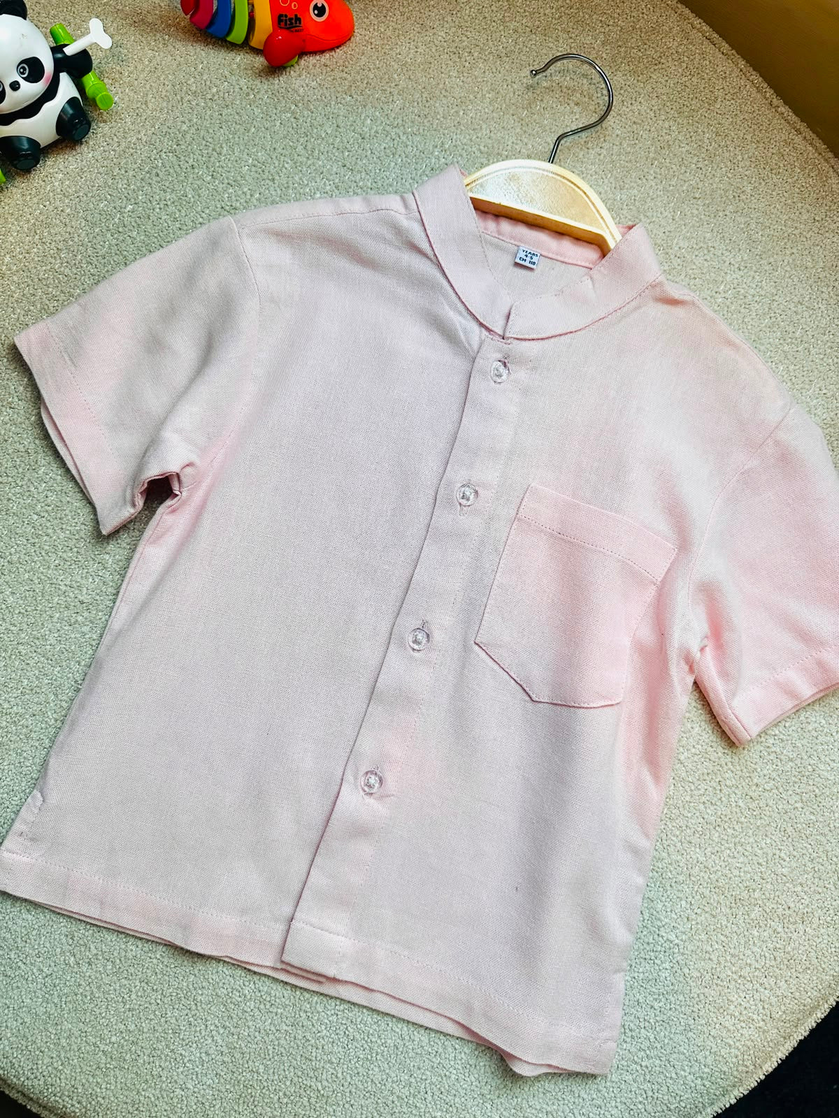 Kid's Shirt (Boys) - Baby Pink - 004