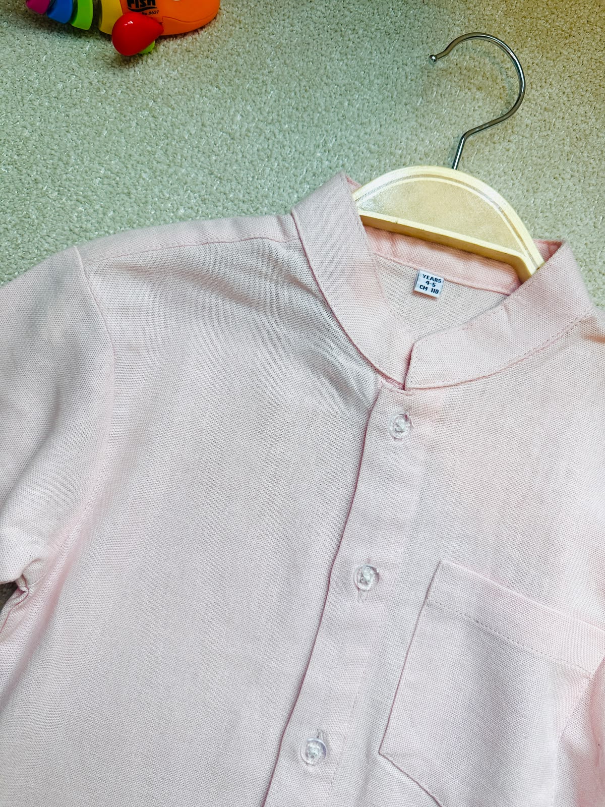 Kid's Shirt (Boys) - Baby Pink - 004