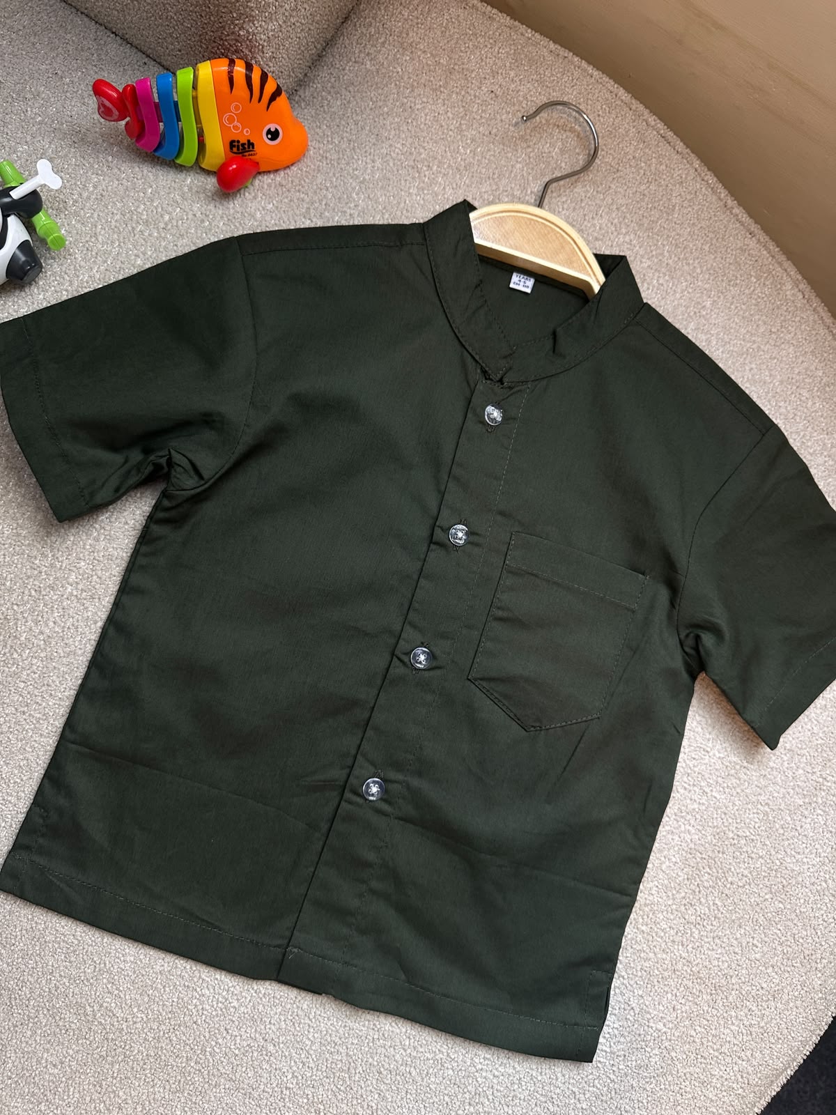 Kid's Shirt (Boys) - Battle Green - 007