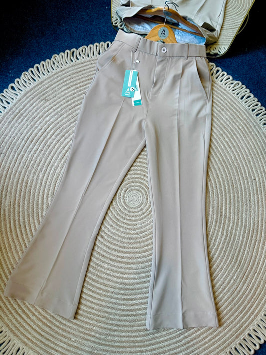 Men's Bootcut Pants (Cream)