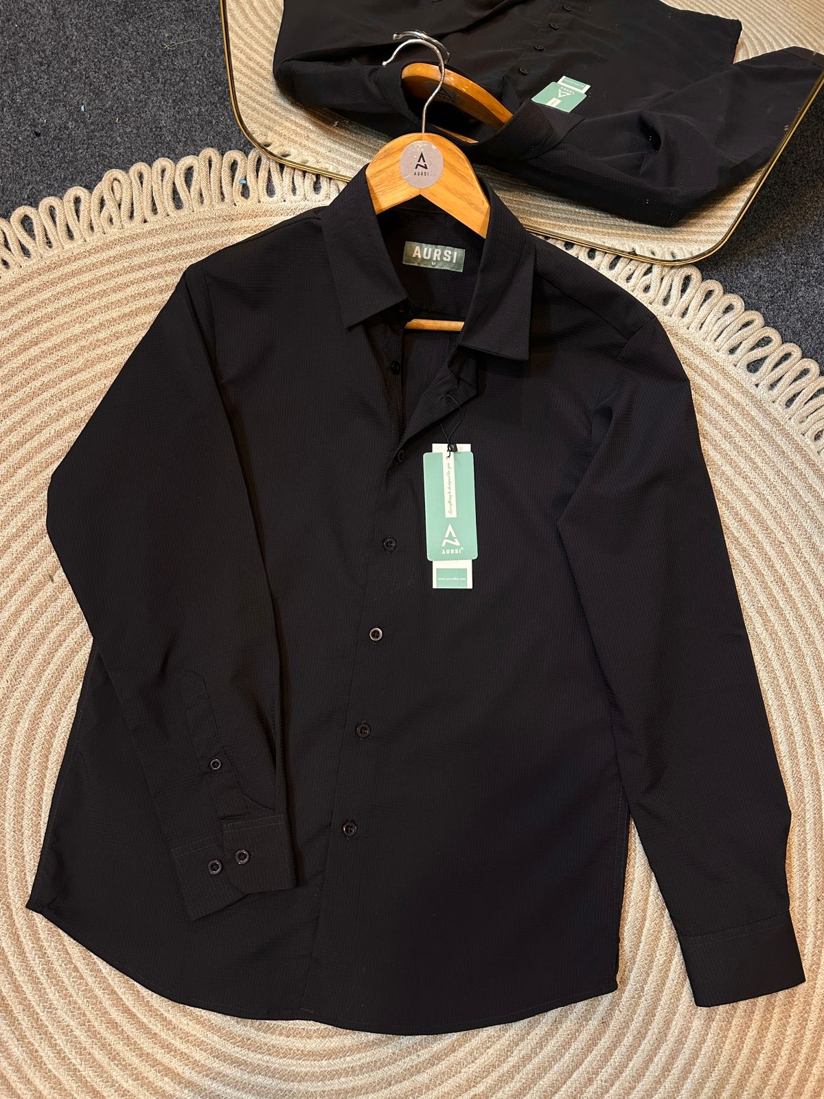 Men's Solid Formal Shirt (Dark Chocolate) - 26-65
